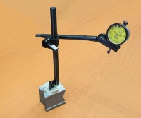 UMAG magnetic stand for dial indicator with prism and fine adjustment, Accurata