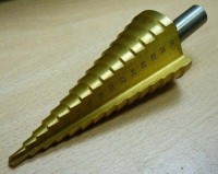 Step drill for metal 6-30mm with HSS TiN coating, PROTECO