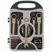 Set of ratchet wrenches 8 - 19 mm(7pcs), PROTECO