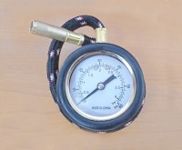 4bar pressure gauge with braided hose ZG-15