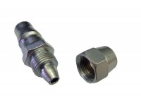 Mandrel with 5mm hose nipple with compression fitting, type PP20 - steel