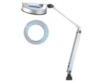 Table machine lamp with LED fluorescent lamp and magnifying glass, VHL-30MLED