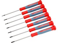 Set of 7 MINI screwdrivers in a plastic case - cross, flat, Extol Premium