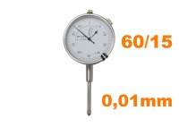 Dial indicator - indicator 60/15 mm, 0.01 mm