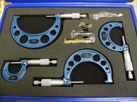 Set of 4 caliper micrometers 0-100mm DIN863, Accurata
