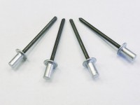 Tear rivet 4.0 x 8 mm sealing with flat head - aluminum / steel(packing 50pcs)