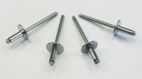 Tear rivet 4.0 x 10 mm with larger flat head - stainless steel(packing 20pcs)