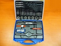 Set of set hand taps and threaded eyes M3-M12 NO, with drills and thread gauges
