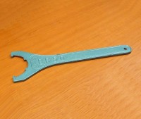 Socket wrench for ER50 collet chuck