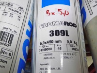 Electrodes 5.0 x 450mm ELGA Cromarod 309L, package 5kg