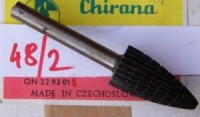 Technical milling cutter 48/2 HSS with cylindrical shank, Chirana