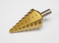 Step drill for metal 10-45mm with HSS TiN coating, PROTECO
