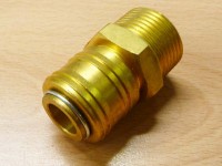 Quick coupling with external thread 3/4 "G - brass