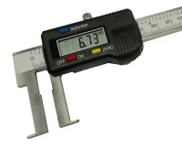 Digital caliper for internal recesses 22-190mm, recess 1mm, jaws 30mm
