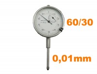 Dial indicator - indicator 60/30 mm, 0.01 mm
