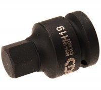 Plug-in head 3/4 Allen key H 19 industrial Cr-Mo, BGS