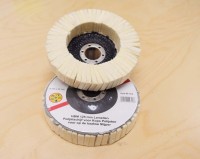 Flap disc 125mm polishing felt - felt for angle grinders - folded