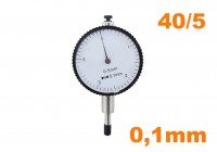 Dial indicator - indicator 40/5 mm, 0.1 mm decimal