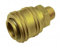 Quick coupling with male thread 1/4 "G - brass