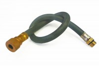 Hose for tire inflator with front end