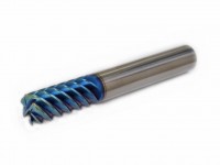 Carbide end mill for hardened steel 68HRC, type HRD